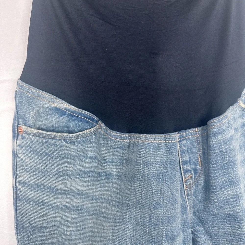 NWOT Isabel Maternity Cropped‎ Vintage Straight Jeans Sizes 4 and 8 - Picture 7 of 11
